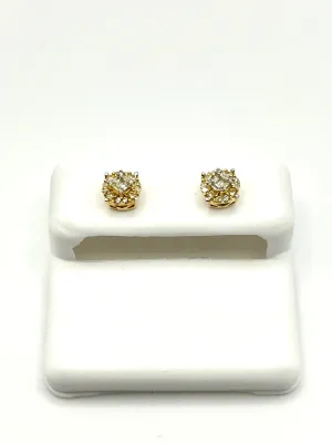 10KT DIAMOND EARRINGS
