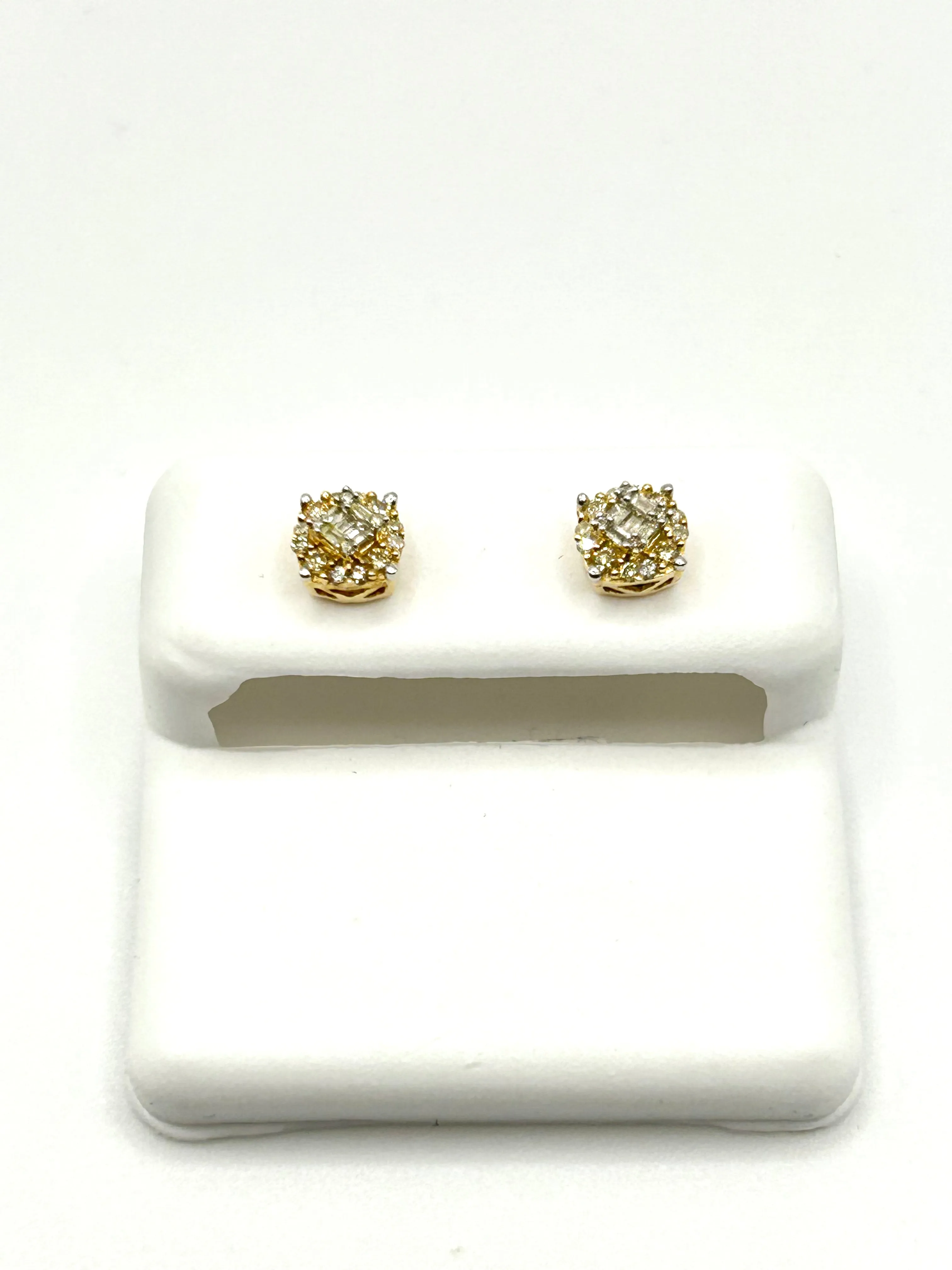 10KT DIAMOND EARRINGS