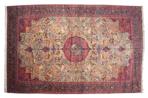 11.5x17.5 Vintage Tabriz Carpet