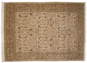 11x15 Vintage Tabriz Carpet