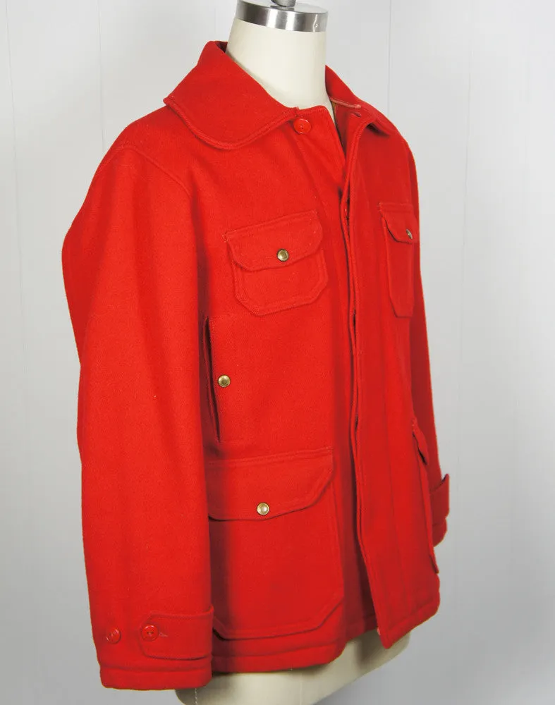 1940's Red Woolrich Hunting Jacket - Size L