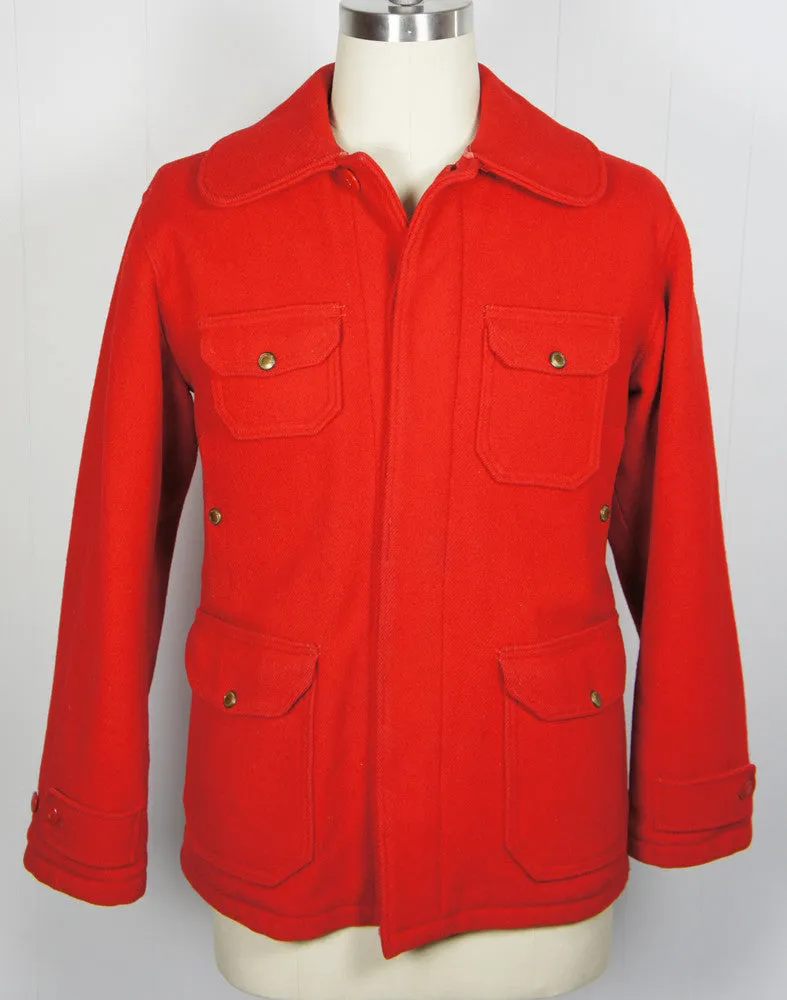 1940's Red Woolrich Hunting Jacket - Size L