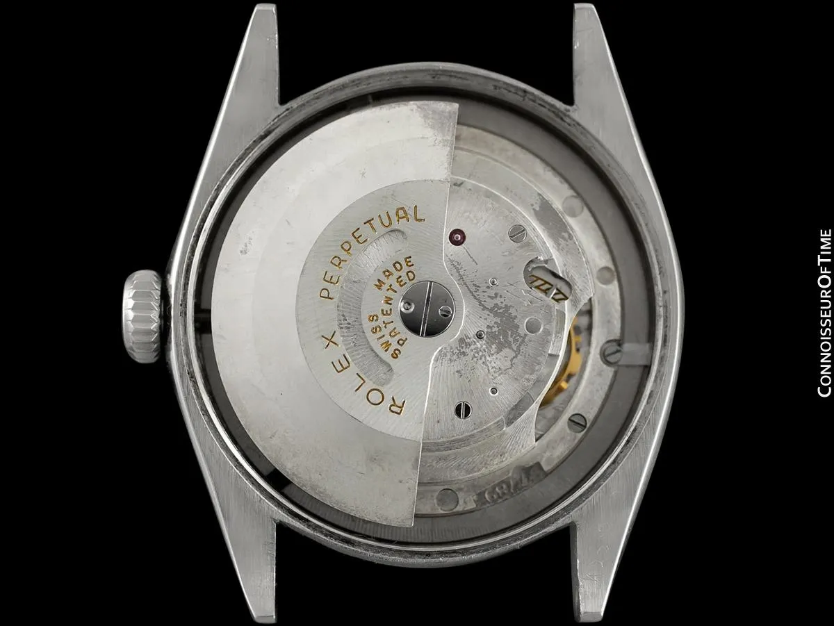 1952 Rolex Oyster Perpetual Vintage Mens Rare "Red Letter" Ref. 6084 Watch - Stainless Steel