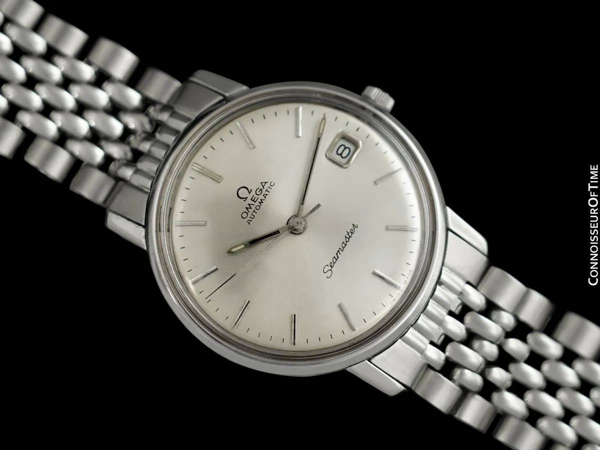 1960's Omega Seamaster Mens Vintage Watch with 565 Movement - Stainless Steel