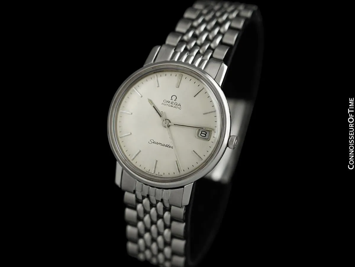 1960's Omega Seamaster Mens Vintage Watch with 565 Movement - Stainless Steel