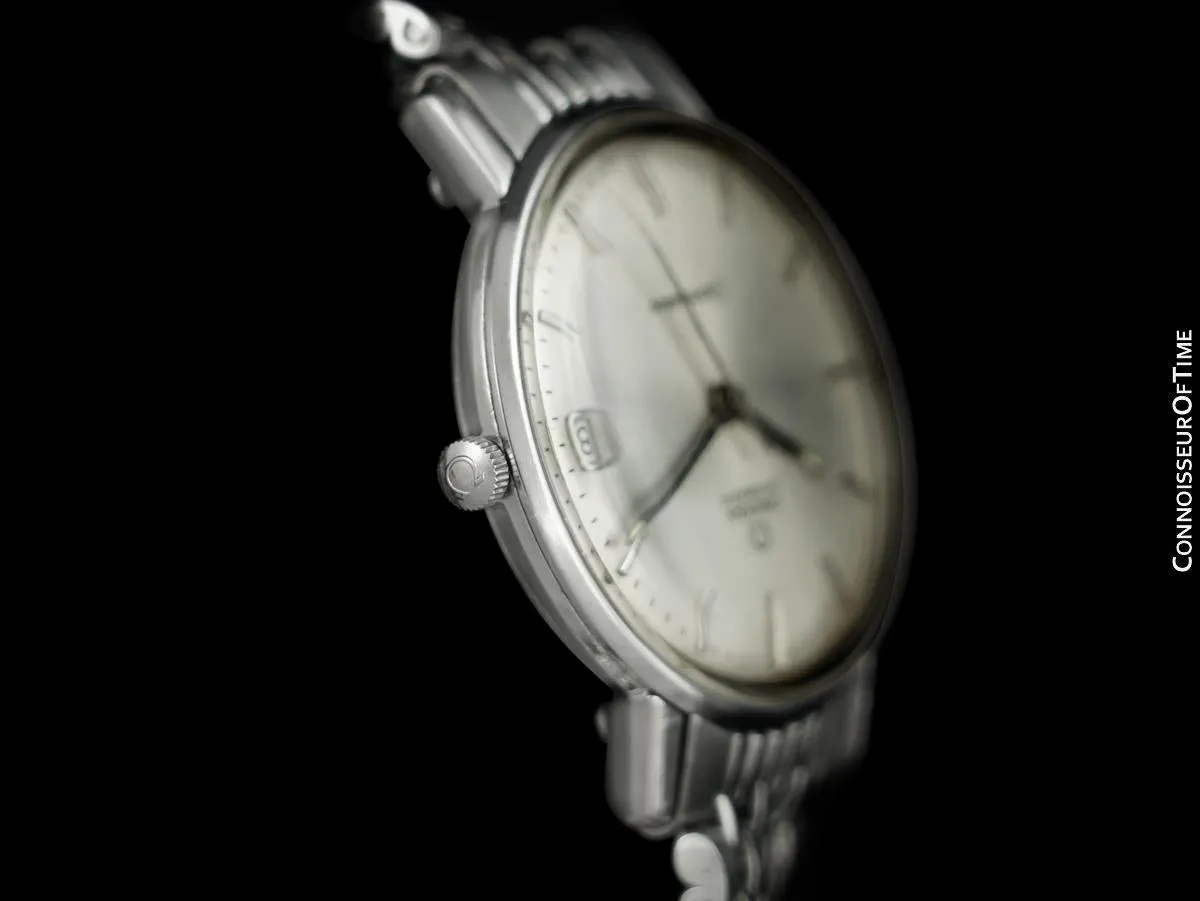1960's Omega Seamaster Mens Vintage Watch with 565 Movement - Stainless Steel