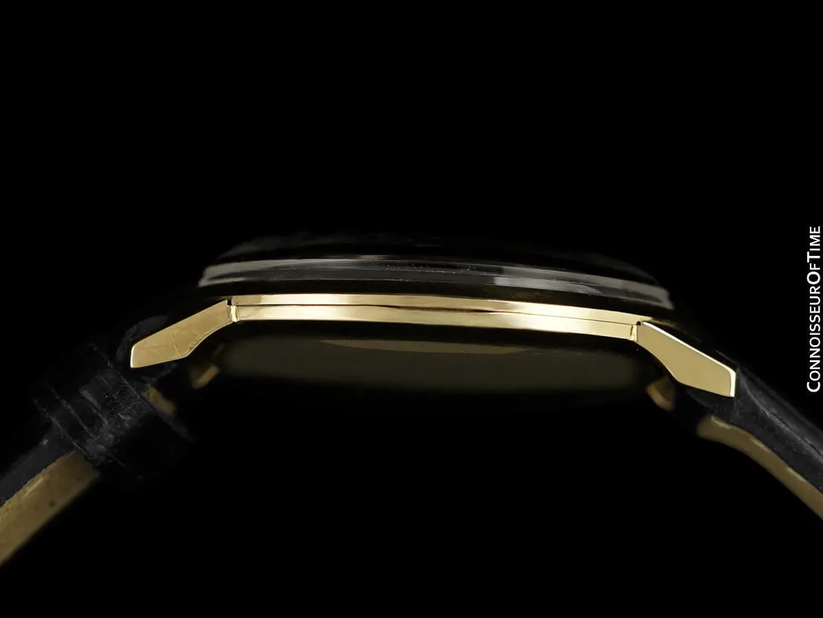1965 Rolex Vintage Mens Handwound Dress Watch - 14K Gold