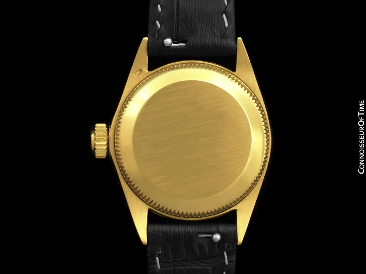 1967 Rolex Datejust (President) Ladies Vintage Watch with Champagne Dial - 18K Gold