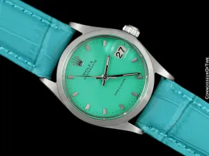 1967 Rolex Oysterdate Vintage Mens Midsize Unisex 30mm Ref. 6466 Watch - Stainless Steel