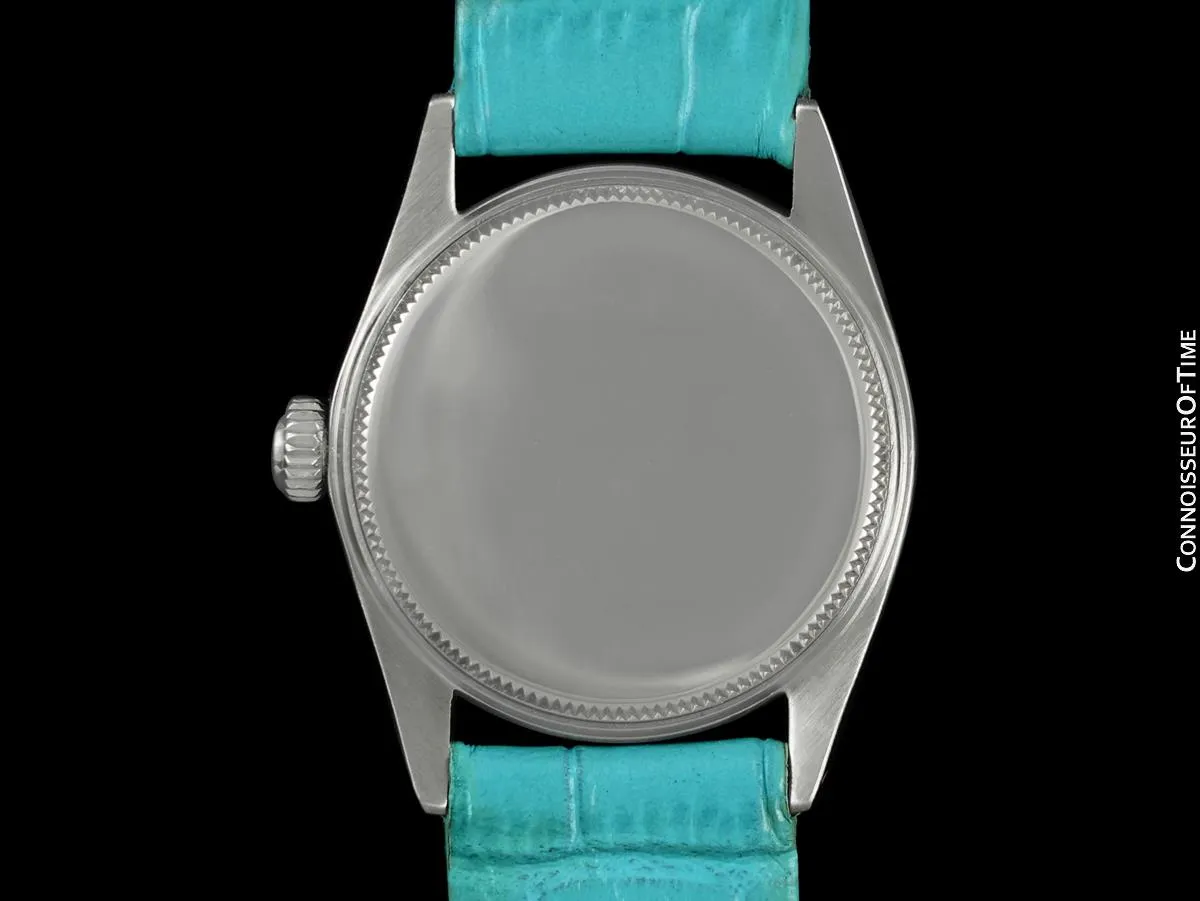 1967 Rolex Oysterdate Vintage Mens Midsize Unisex 30mm Ref. 6466 Watch - Stainless Steel