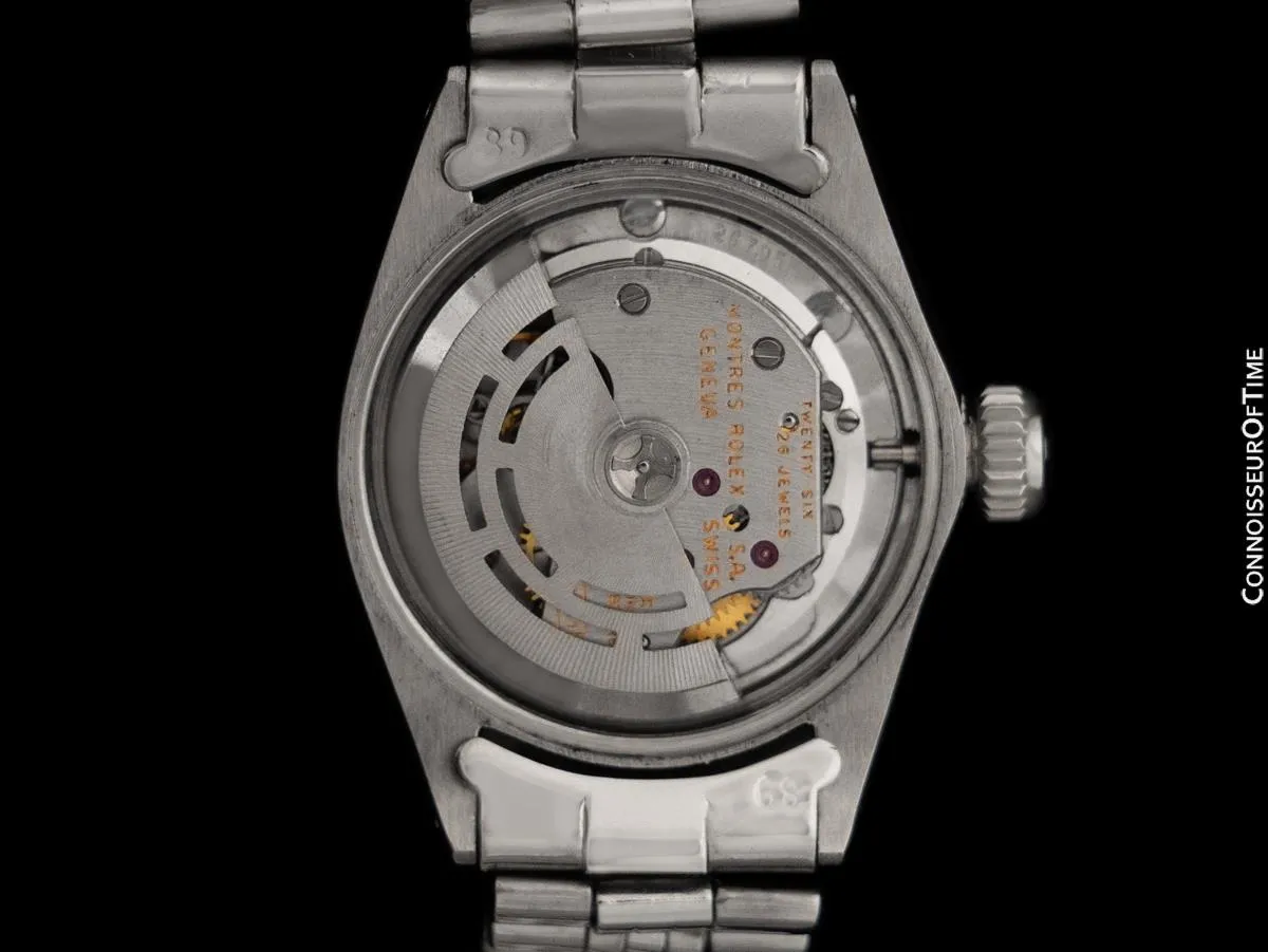 1968 Rolex Oyster Perpetual Ladies Vintage Watch with Tiffany Blue Dial - Stainless Steel