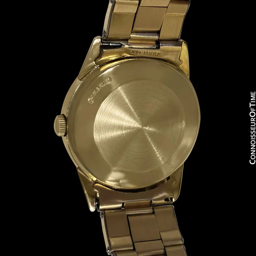 1969 Rolex Perpetual Vintage Mens Automatic Watch on Bracelet - 14K Gold Filled