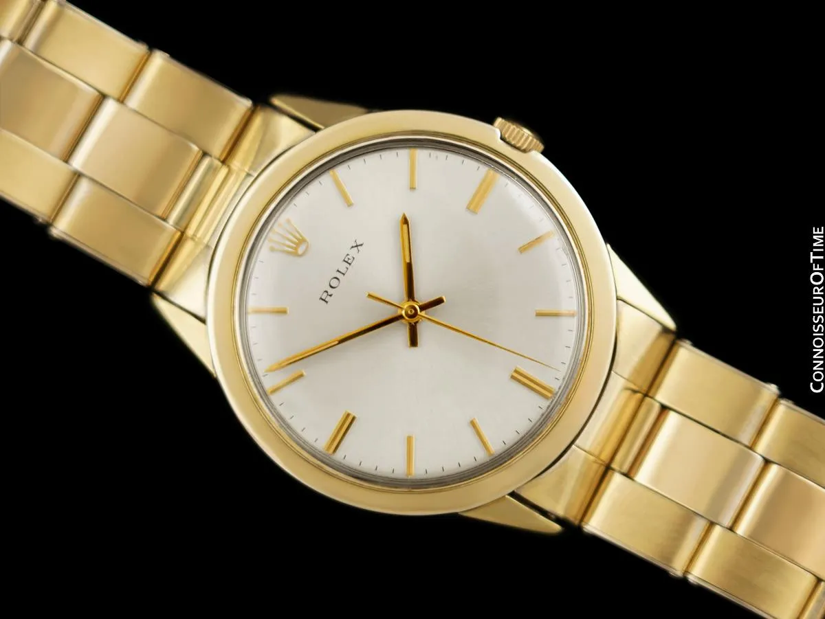 1969 Rolex Perpetual Vintage Mens Automatic Watch on Bracelet - 14K Gold Filled