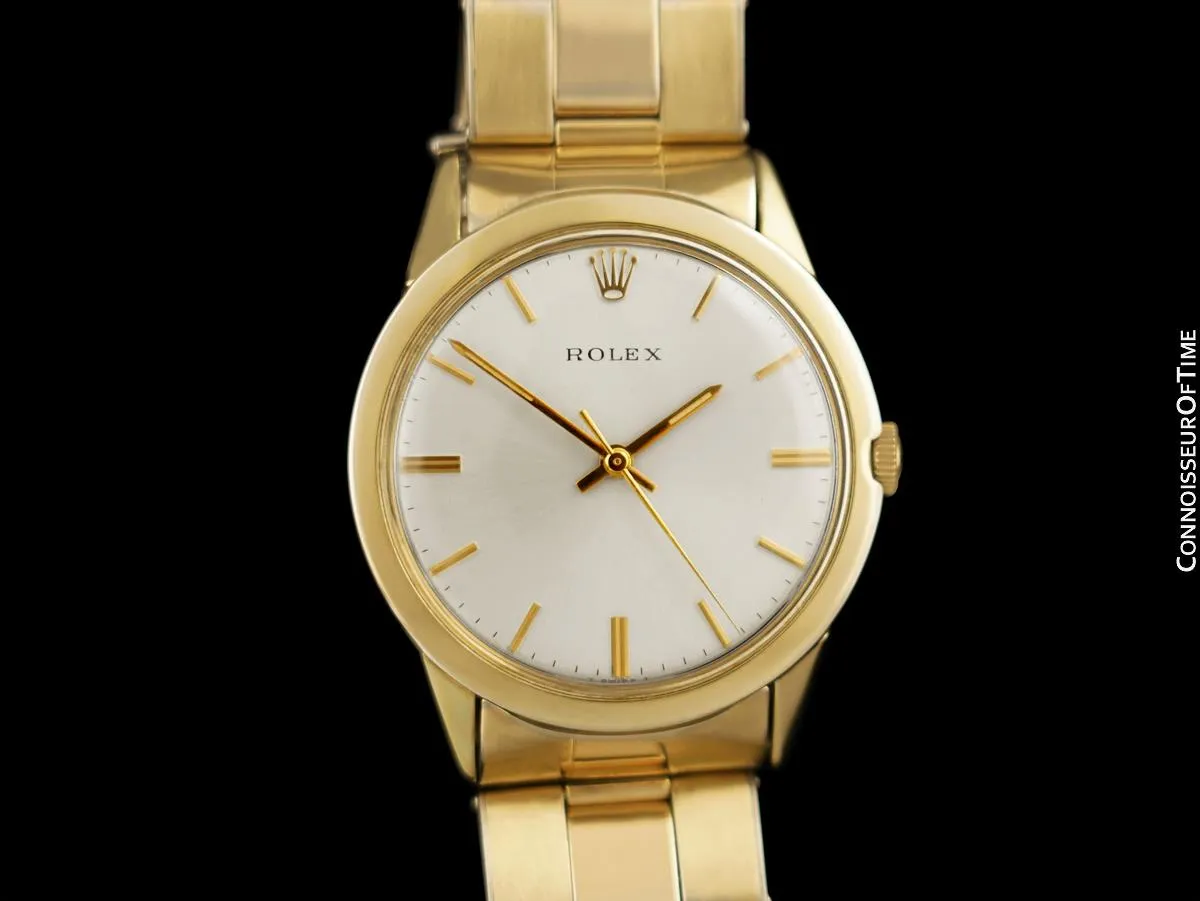 1969 Rolex Perpetual Vintage Mens Automatic Watch on Bracelet - 14K Gold Filled
