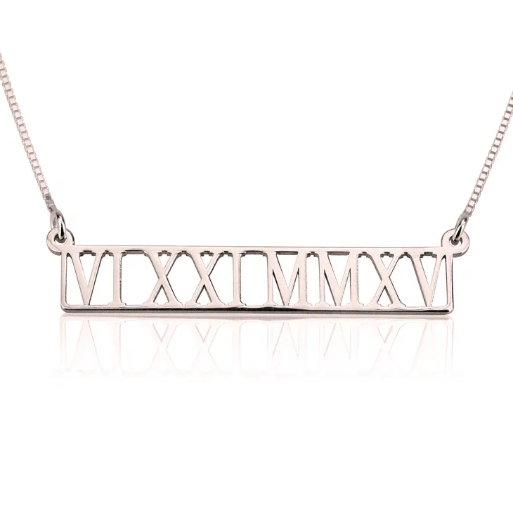24K GOLD PLATED SAVE THE DATE NECKLACE