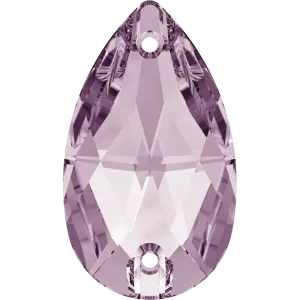 3230 Swarovski Drop Sew-On Stones, Light Amethyst (212)