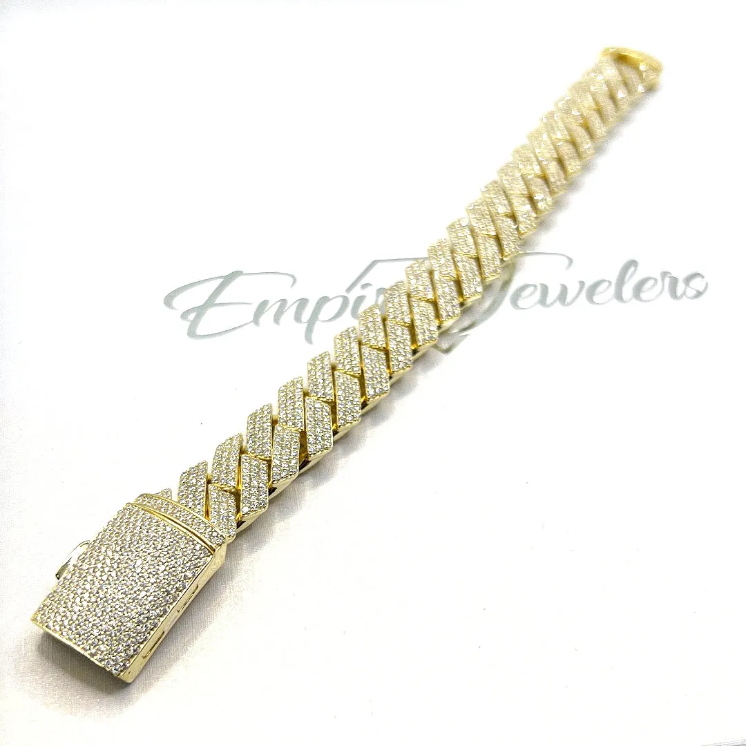 925 MOISSANITE CUBAN BRACELET