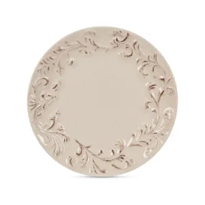 Acanthus Stoneware Dinner Plates, Set of 4