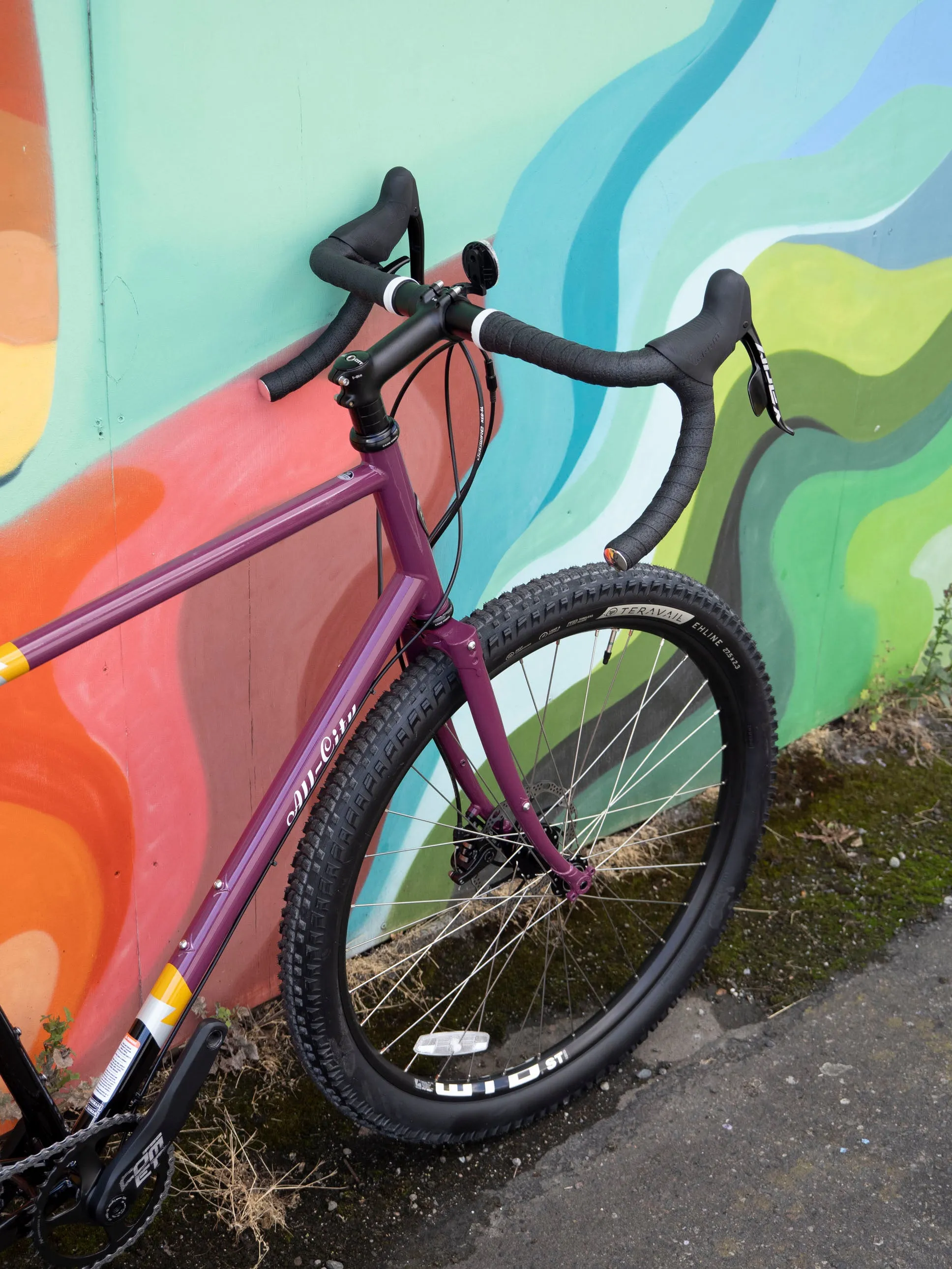 All-City Gorilla Monsoon Apex All Terrain Bike, 650b, Steel, Charred Berry, 58cm