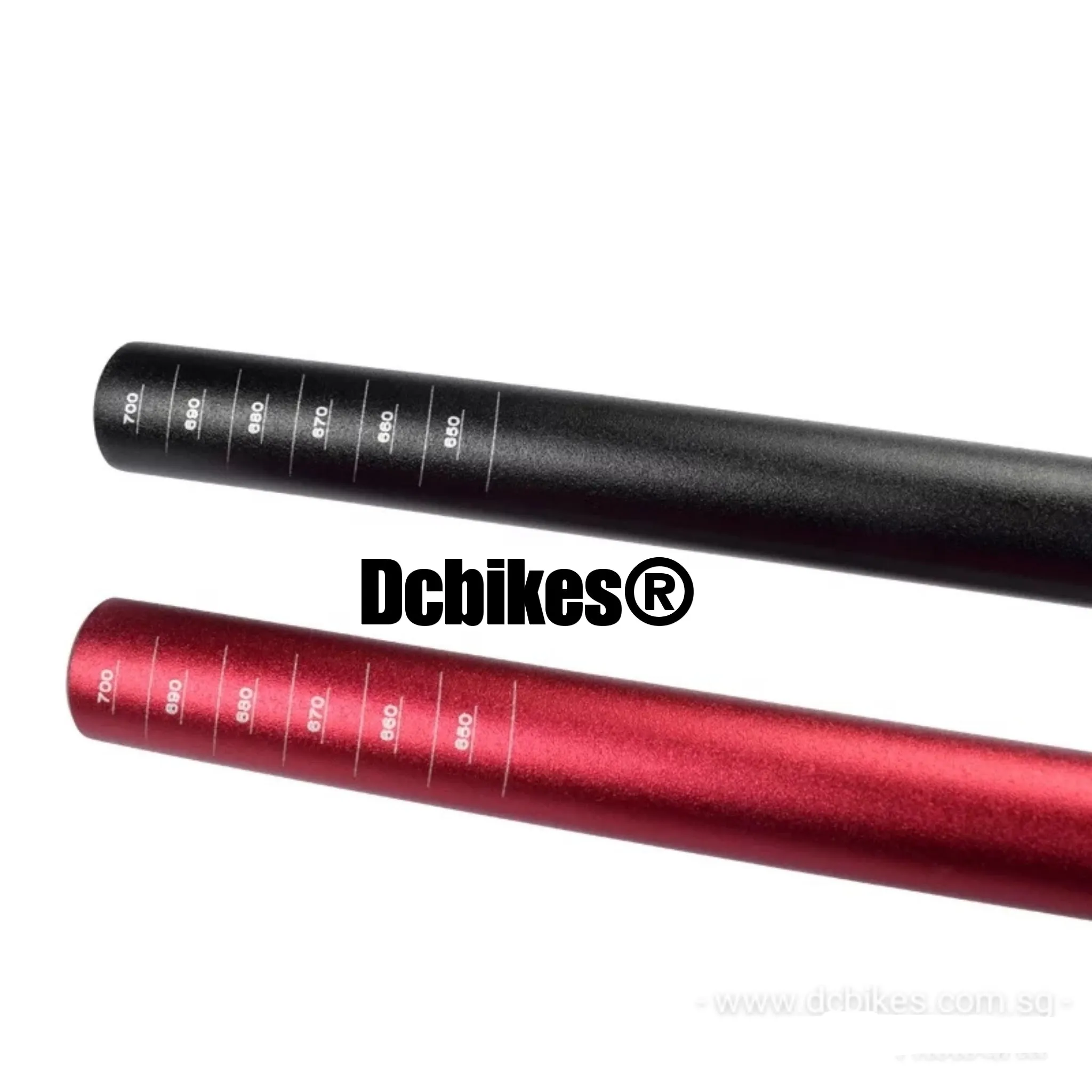 Aluminium 700mm MTB Trail 50mm Riser Handlebar 31.8mm