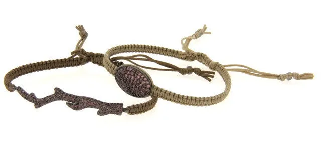 Amethyst Crystal Oval Bracelet