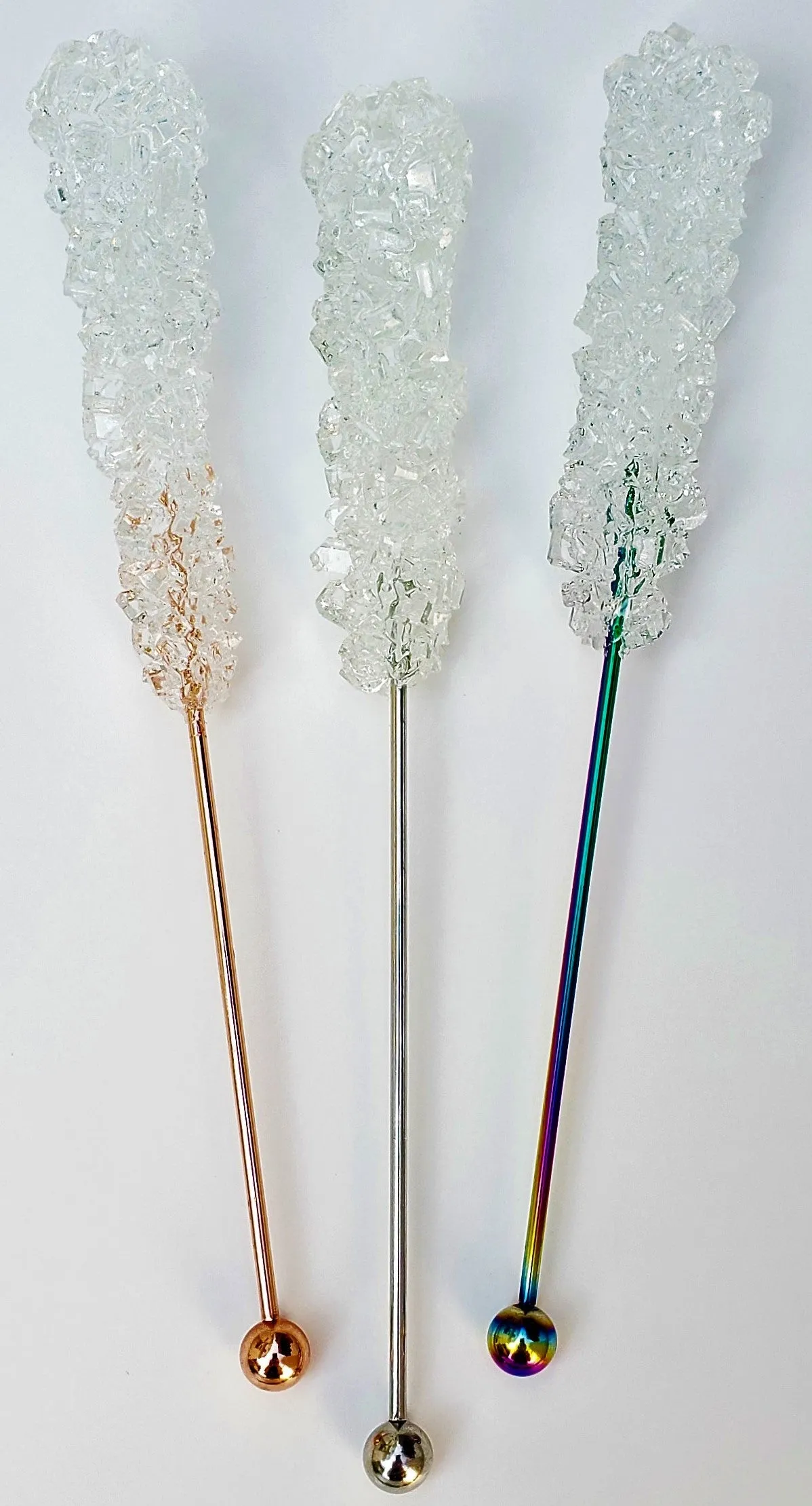 AMETHYST ROCK CANDY SWIZZLE STICK