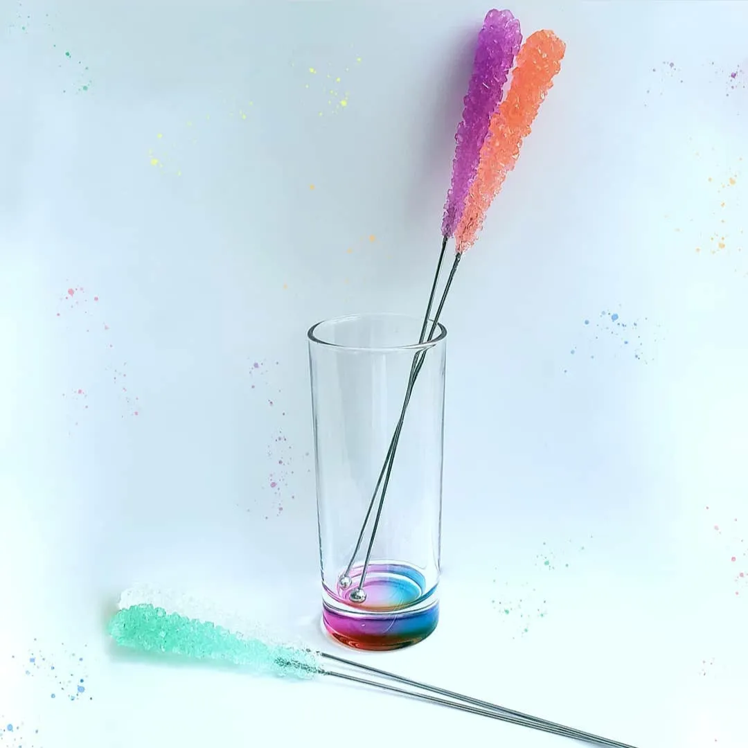 AMETHYST ROCK CANDY SWIZZLE STICK