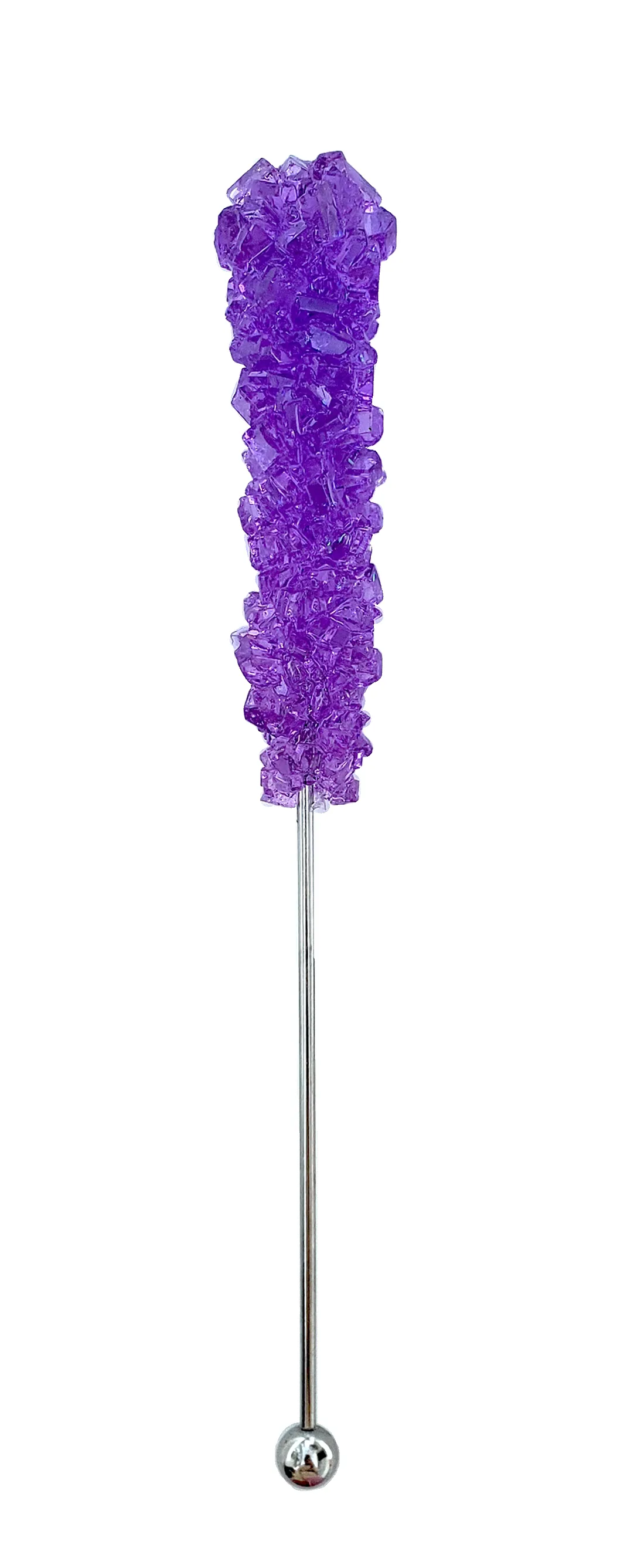 AMETHYST ROCK CANDY SWIZZLE STICK
