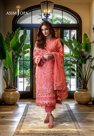 Asim Jofa | Luxury CAMBRIC 3 PCS '24 | AJFILE-07
