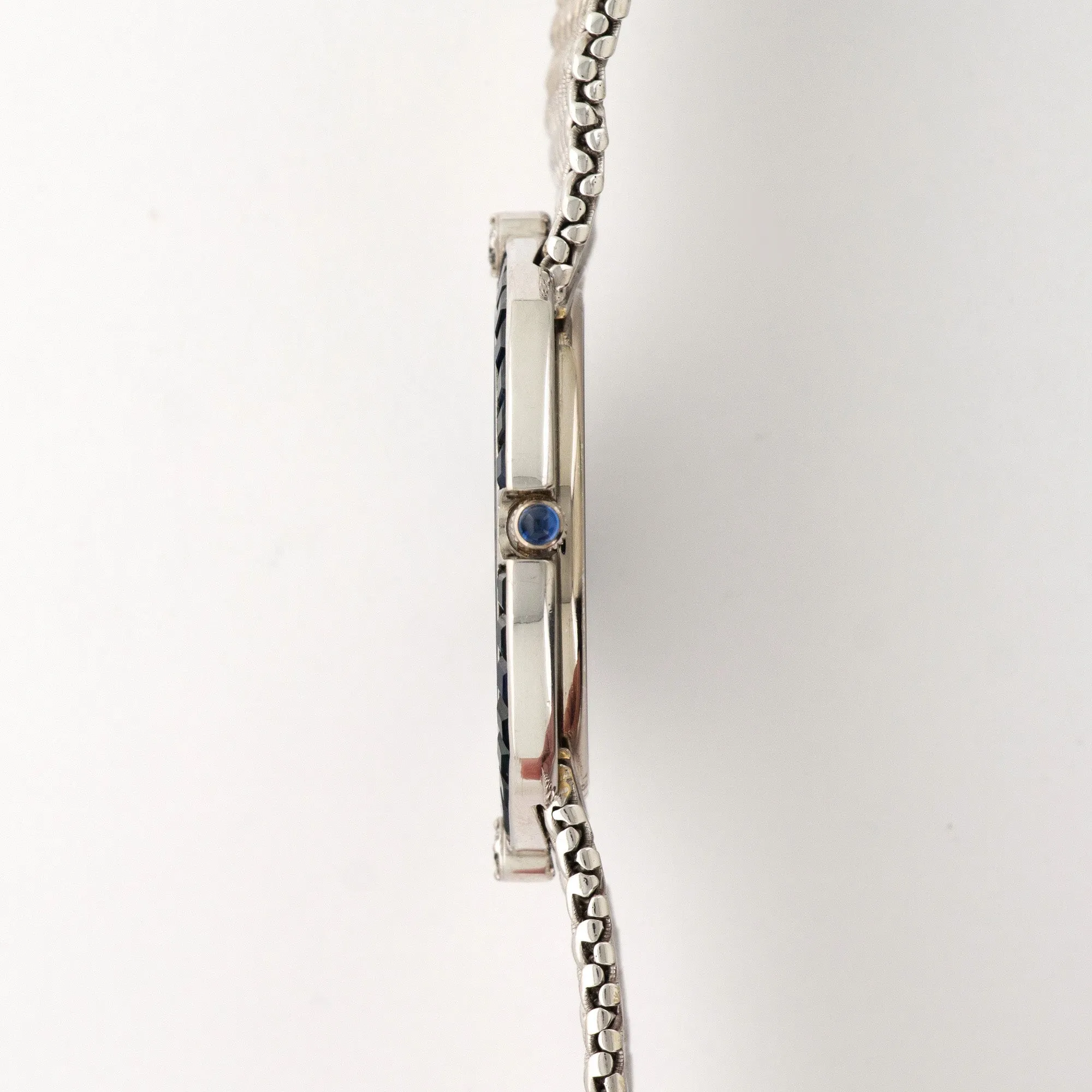 Audemars Piguet White Gold Oversized Skeleton Sapphire & Diamond Watch