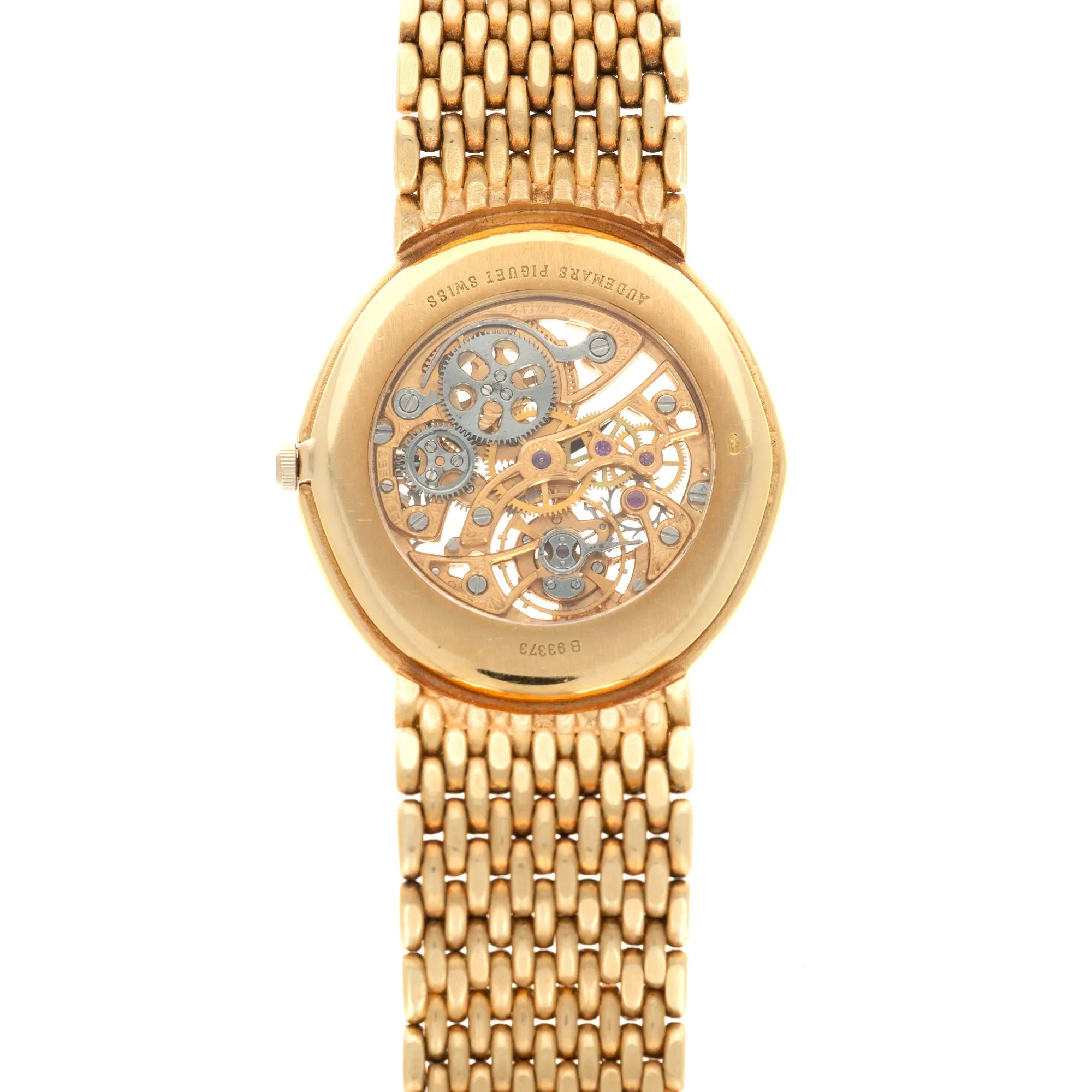 Audemars Piguet Yellow Gold and Diamond Skeleton Watch