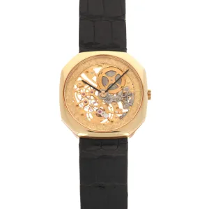Audemars Piguet Yellow Gold Skeleton Watch