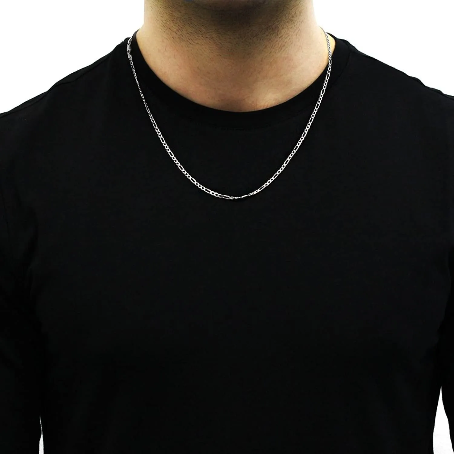 Authentic Solid .925 Diamond-Cut Pave Chain|MEN Real Italian 925 Jewelry