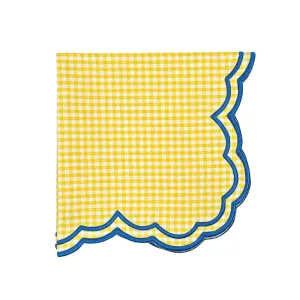 Bettina Napkin - Yellow Gingham (Set of 4)