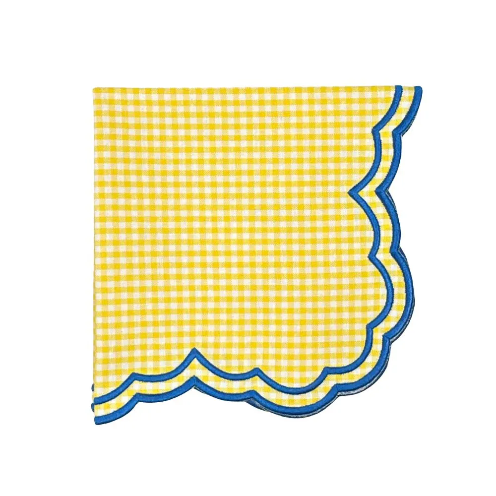 Bettina Napkin - Yellow Gingham (Set of 4)