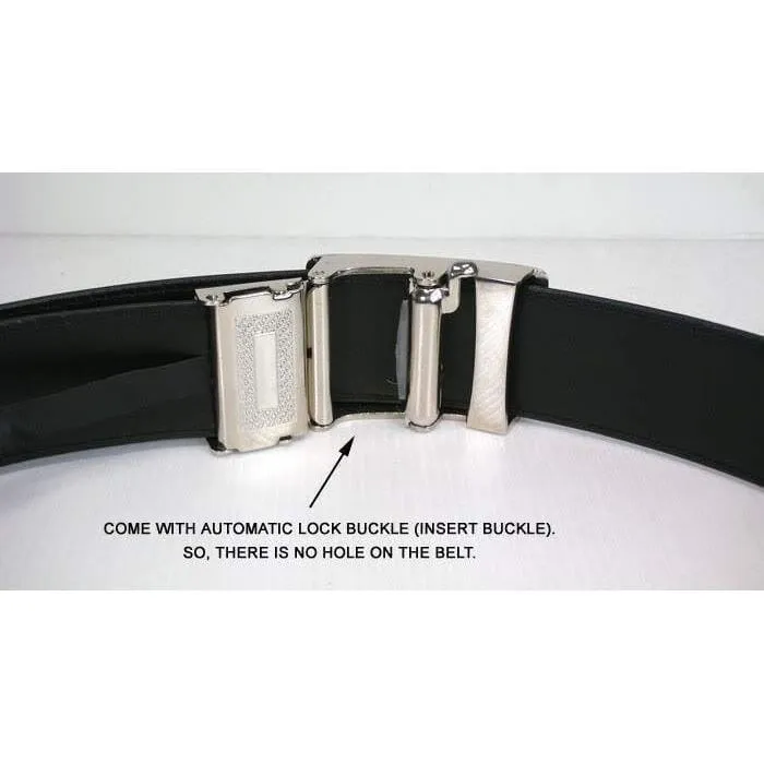 Black Stomach Crocodile Belt