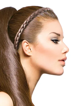 Braided Headband: Dark Blonde