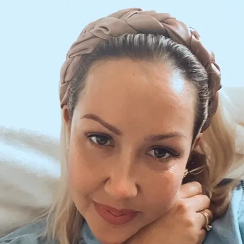 Braided Thick Womens Thick Headbands • Leia Model