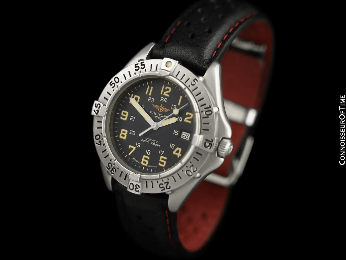 Breitling Colt Quartz Ref. A57035 Mens Divers Watch - Stainless Steel