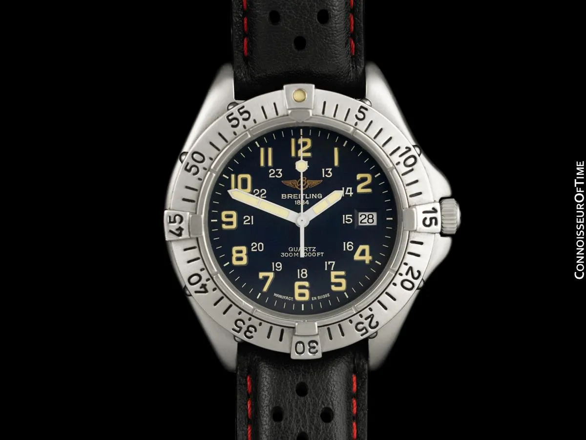 Breitling Colt Quartz Ref. A57035 Mens Divers Watch - Stainless Steel