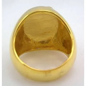 Cabochon Amethyst Bishop Ring