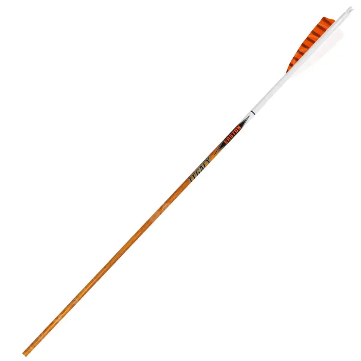 Carbon Legacy Shield Cut Orange Feather Fletched Arrows (6 Pk)