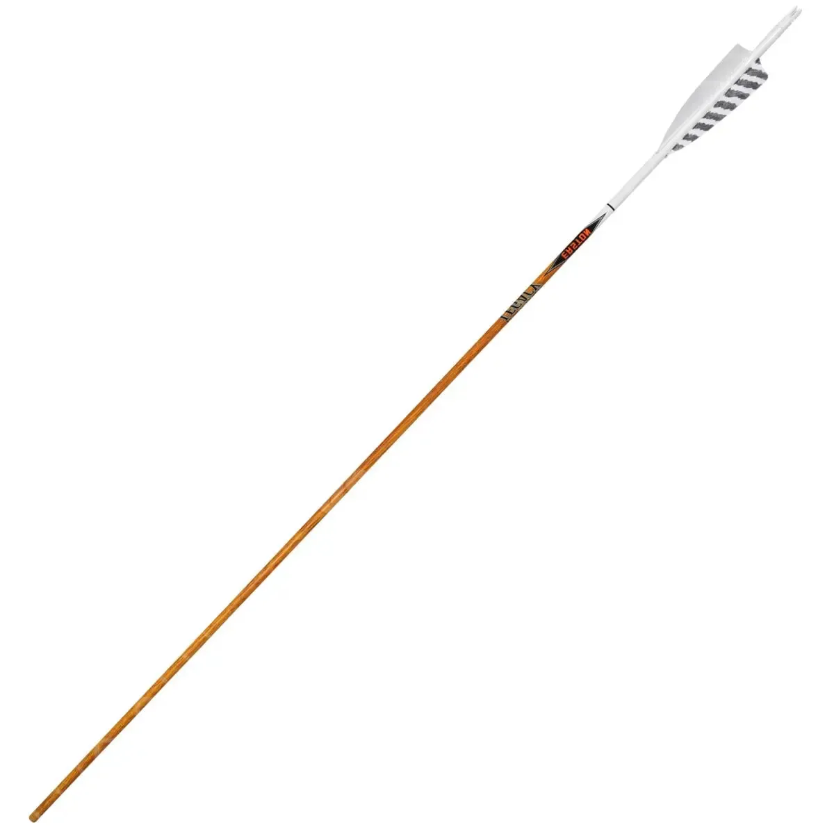 Carbon Legacy Shield Cut White Feather Fletched Arrows (6 Pk)