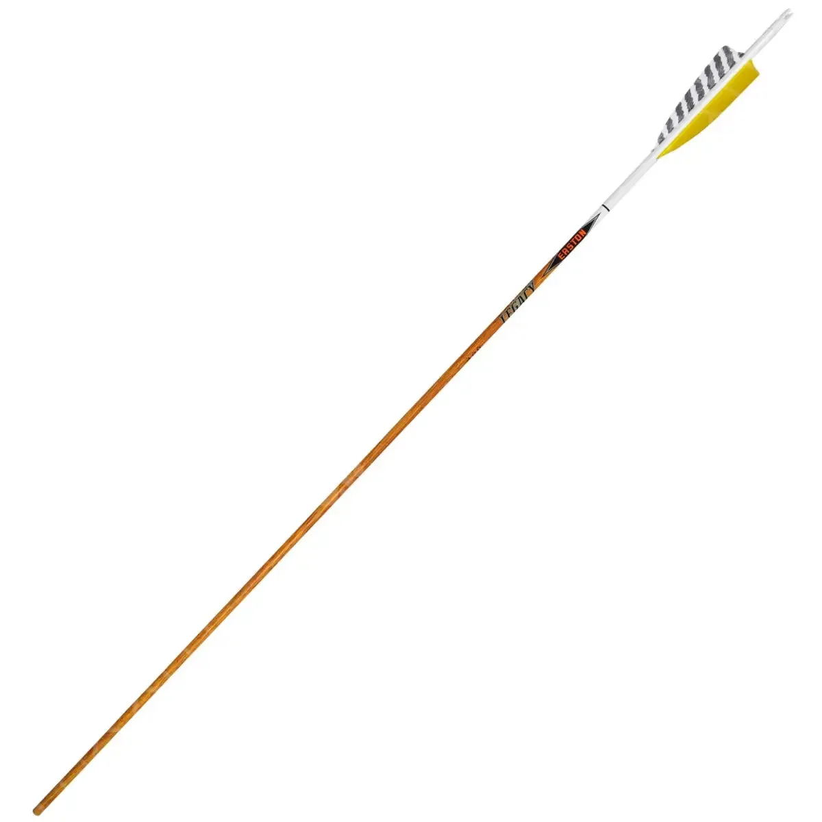 Carbon Legacy Shield Cut Yellow Feather Fletched Arrows (6 Pk)
