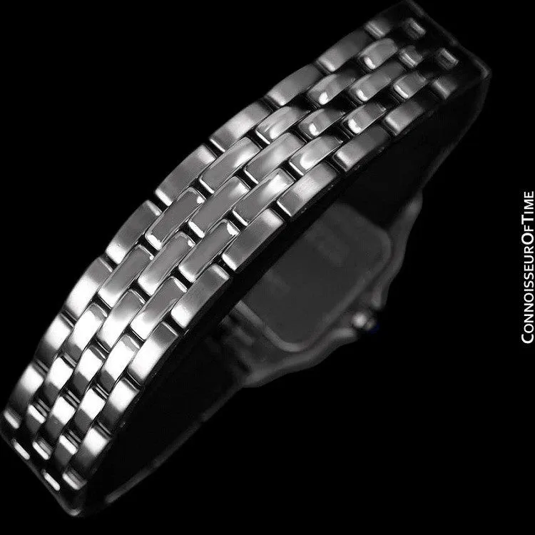 Cartier Panthere Mens Midsize / Unisex Watch, Date, Stainless Steel - W25054P5