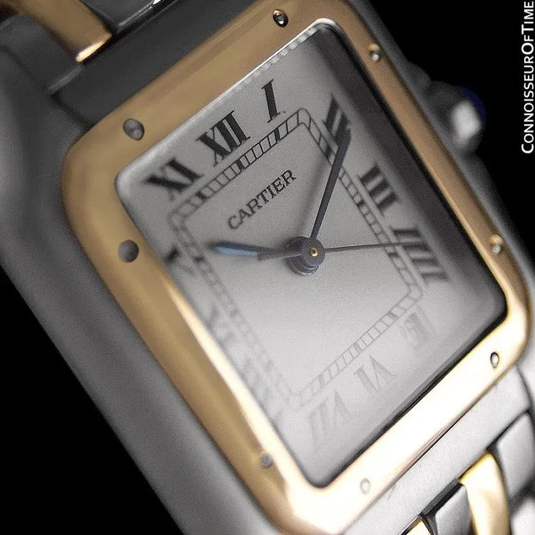 Cartier Panthere Two-Tone Mens Midsize / Unisex Watch, Date - Stainless Steel & 18K Gold - W25028B6