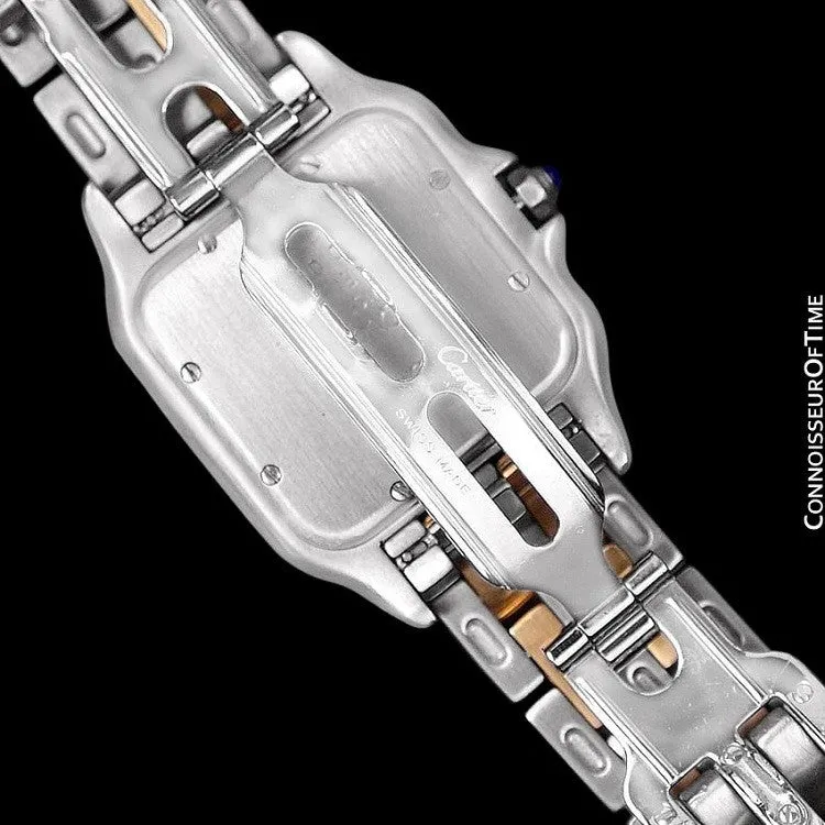 Cartier Panthere Two-Tone Mens Midsize / Unisex Watch, Date - Stainless Steel & 18K Gold - W25028B6