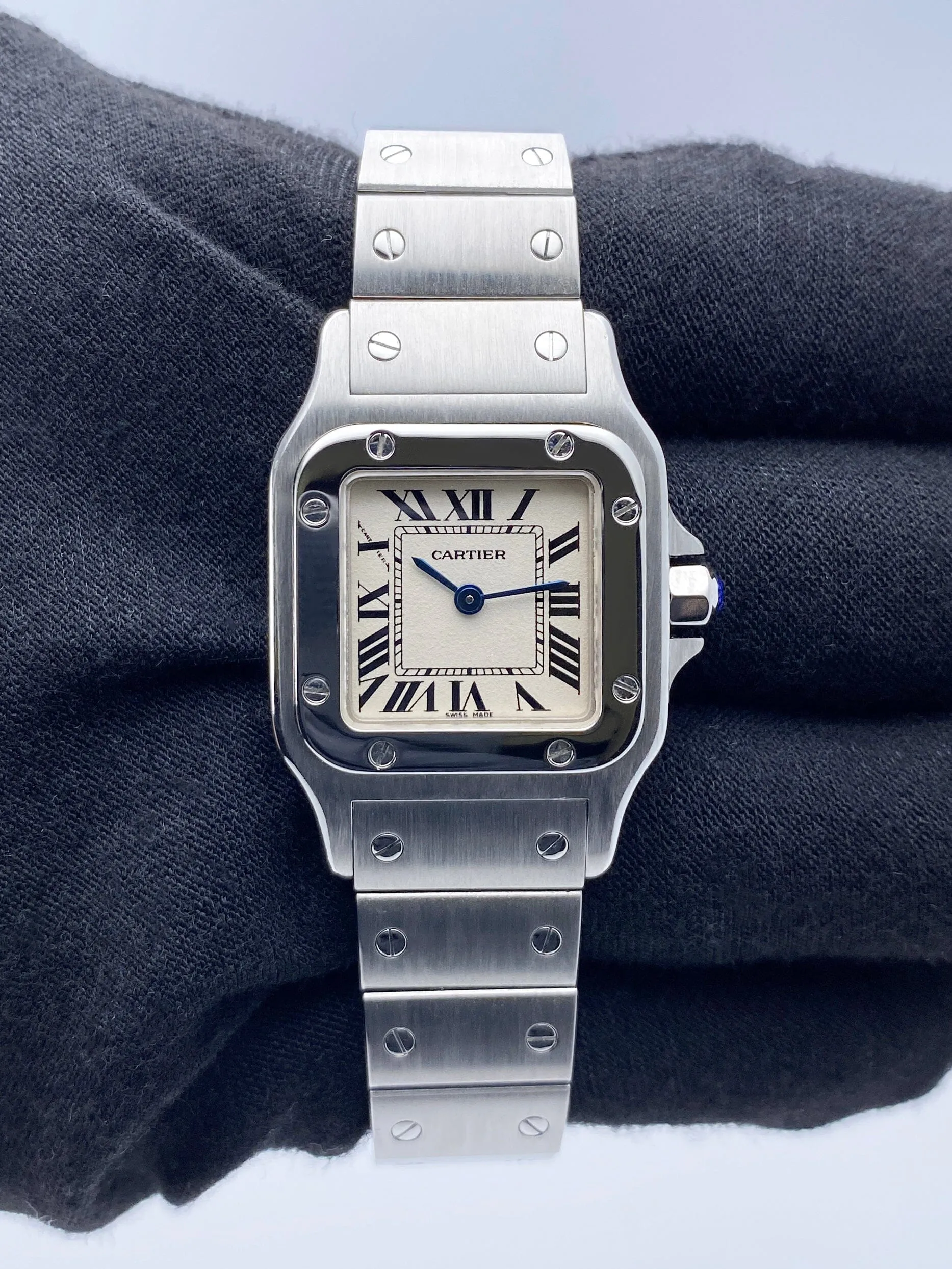 Cartier Santos Galbee W20056D6 Stainless Steel Ladies Watch