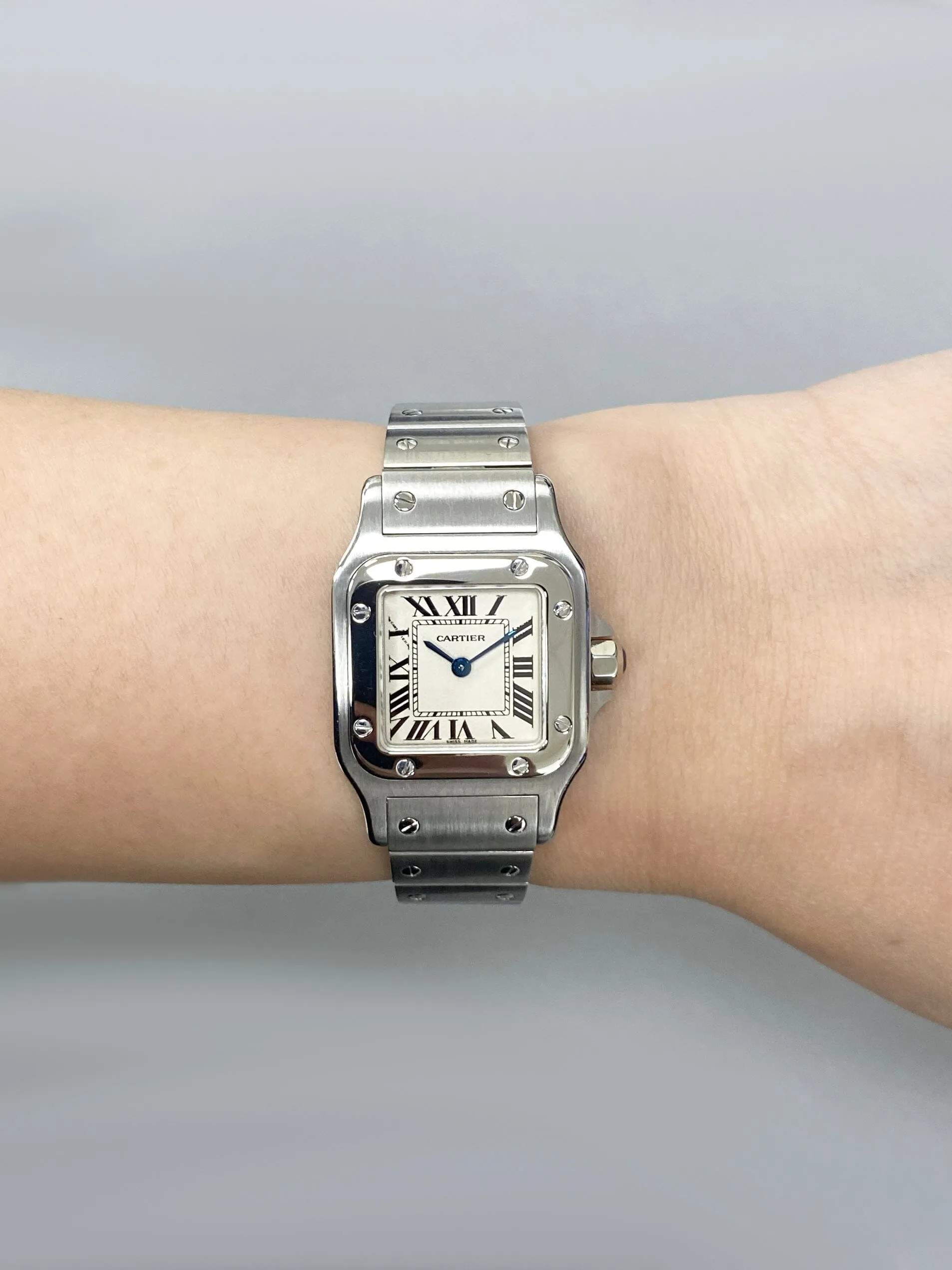 Cartier Santos Galbee W20056D6 Stainless Steel Ladies Watch