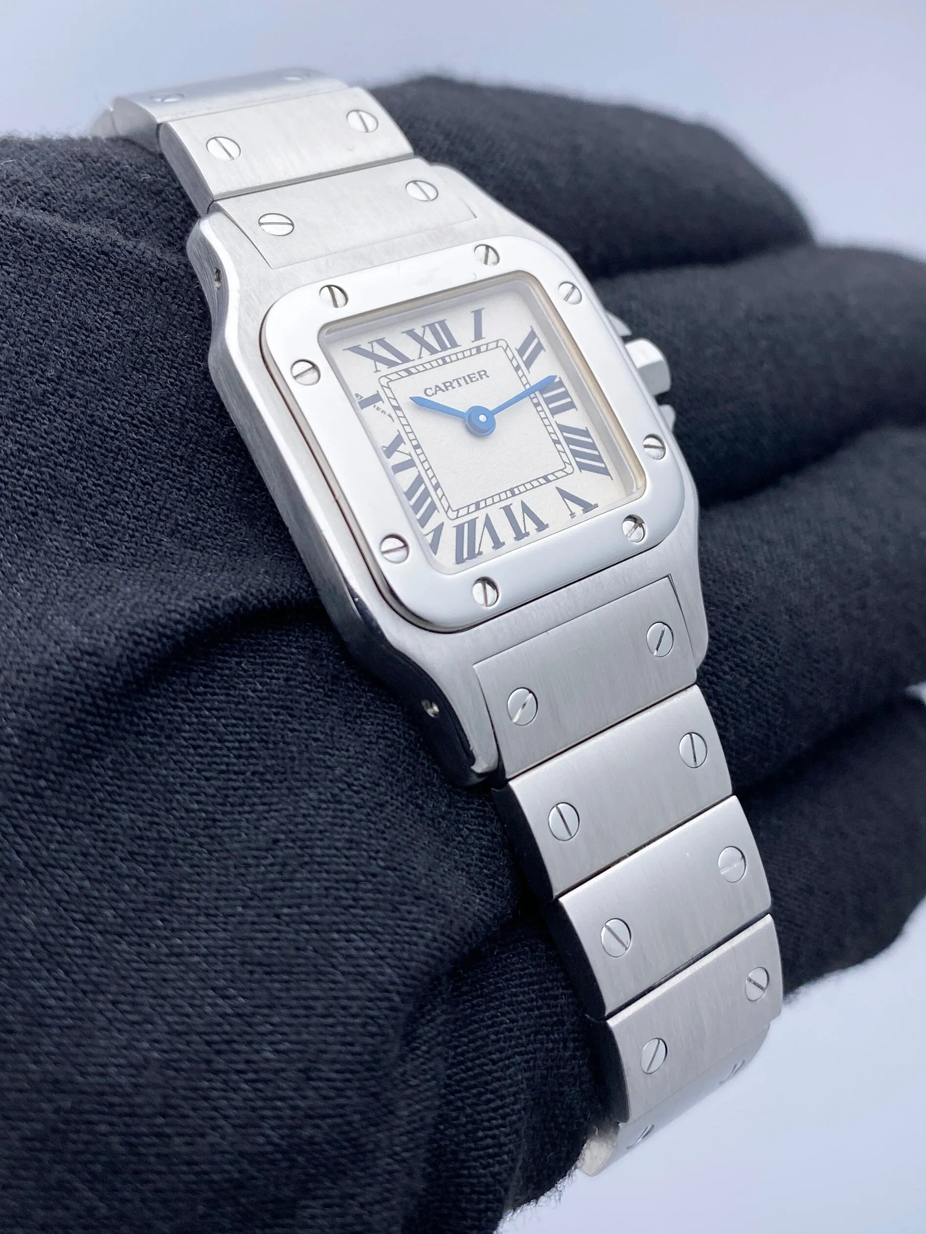 Cartier Santos Galbee W20056D6 Stainless Steel Ladies Watch